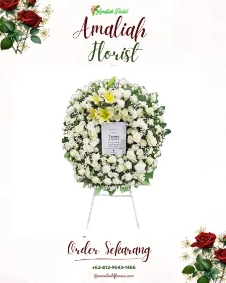 Krans Bunga Duka Koncer Darul Aman